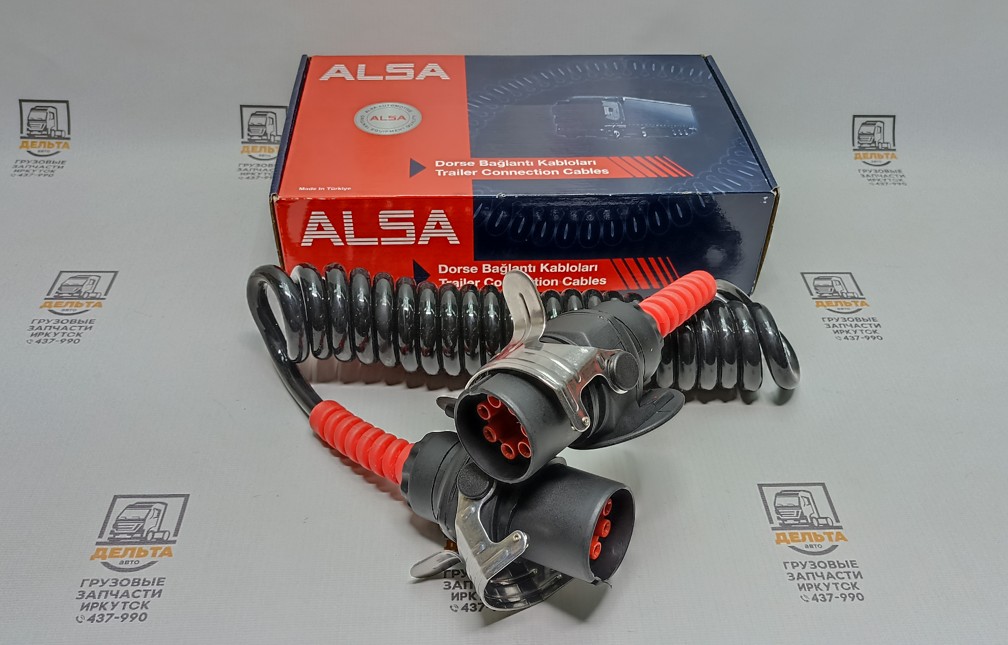 Кабель электрический ABS 7 полюсов  4500 мм 24V Alsa 05RF020240