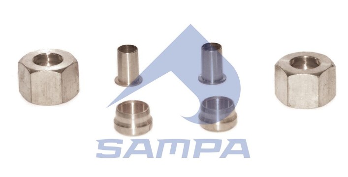 Муфта соеденительная разборная металл (Трубка 12 мм) Sampa 0931221