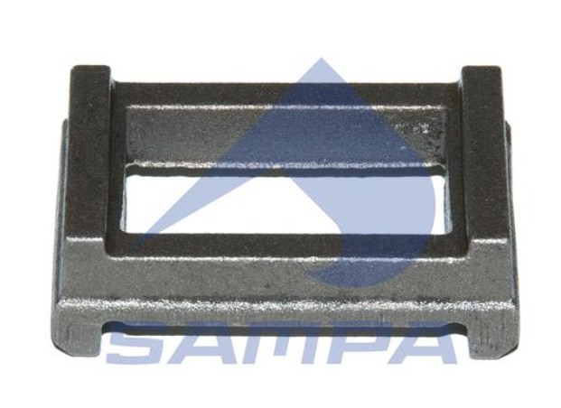 Пластина приварная болта полурессоры (BPW прямоугольная) Sampa 118074 аналог 300114860