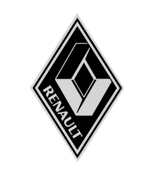 Наклейка светоотражающая (Renault ромб) 19031