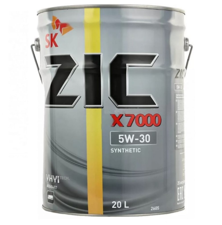 Масло моторное ZIC X7000 SAE 5W30 синтетика 20л