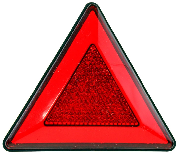 Катафот треугольный с неоновым контуром 24874