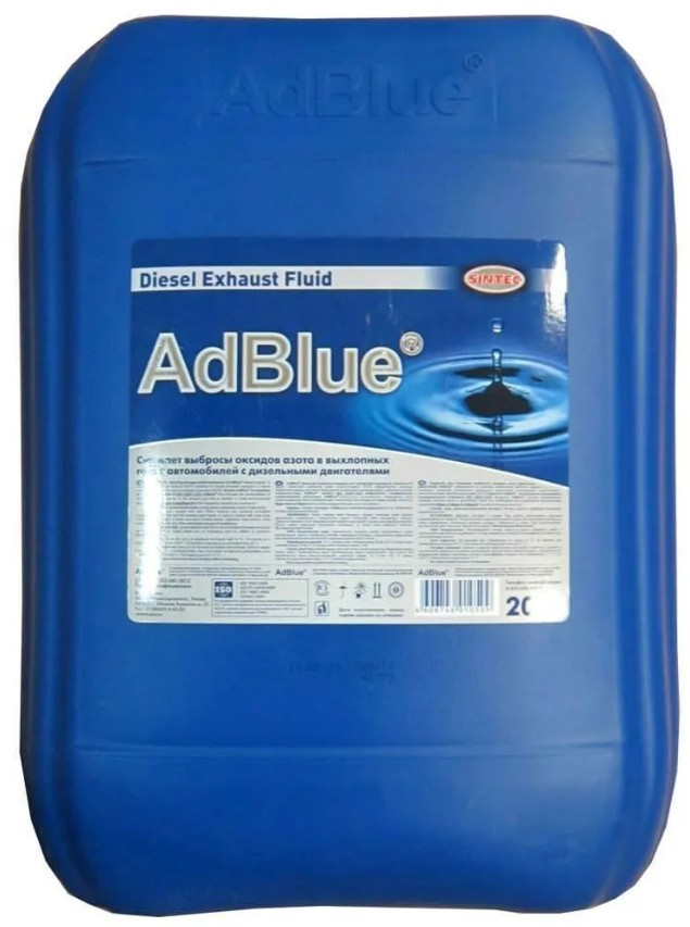 Жидкость AdBlue (мочевина) Sintec 20л