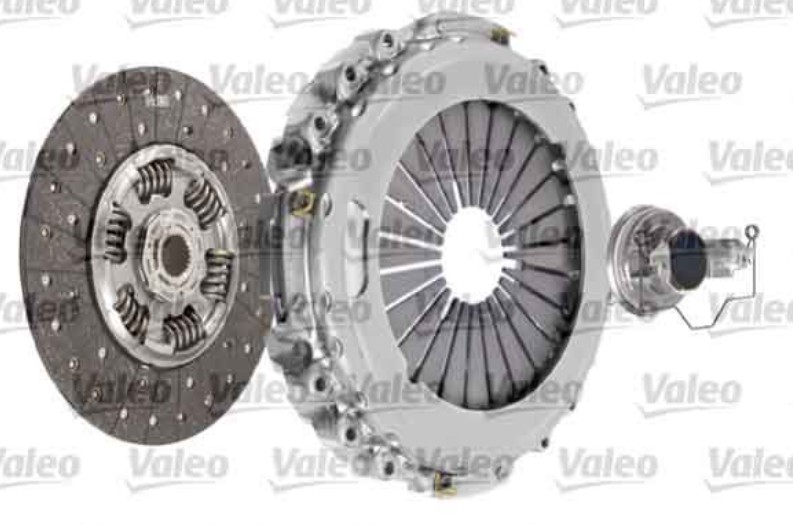 Сцепление комплект (Volvo FH12 430мм корзина диск выжимной 24 шлицов) Valeo 827222 аналог 85000503/85000265