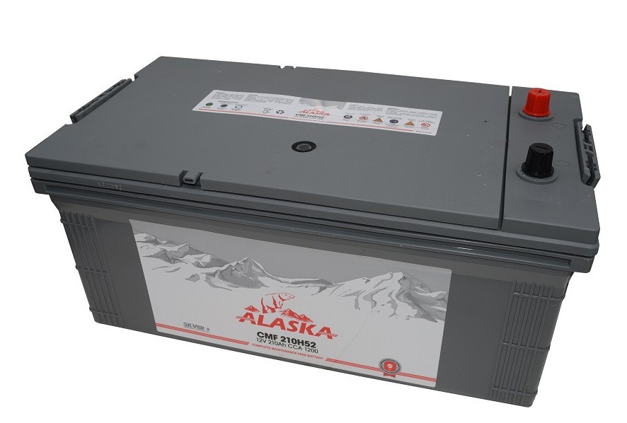 Аккумулятор (210Ah/1200а (CMF 200 210H52 silver ) Alaska