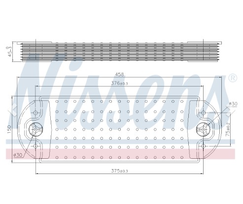 Масляный радиатор (теплообменник) (Volvo ) Nissens 90765 аналог 20505537