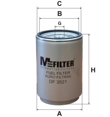 Фильтр топливный грубой очистки (D13 Volvo,Renault) MFilter DF3521  аналог 20879812/7421380483/21380488/21380490