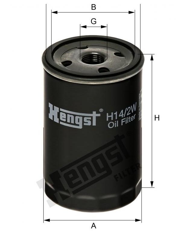 Фильтр масляный рефрежератора (Carrier Supra) Hengst H142W аналог 306011800