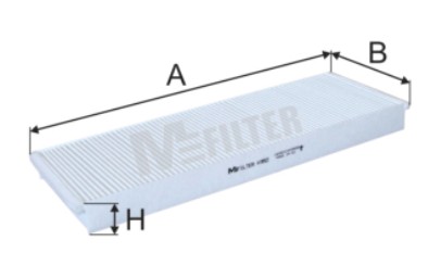 Фильтр салонный (Mersedes-Bens) MFilter K952 аналог A0008301118
