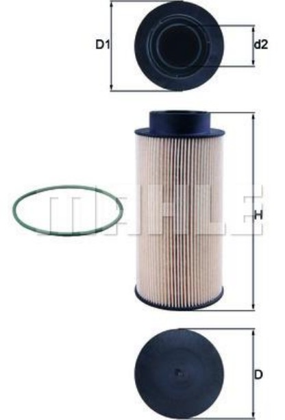 Фильтр топливный тонкой очистки (SCANIA картридж PDE) Mahle KX1821D аналог 1873018