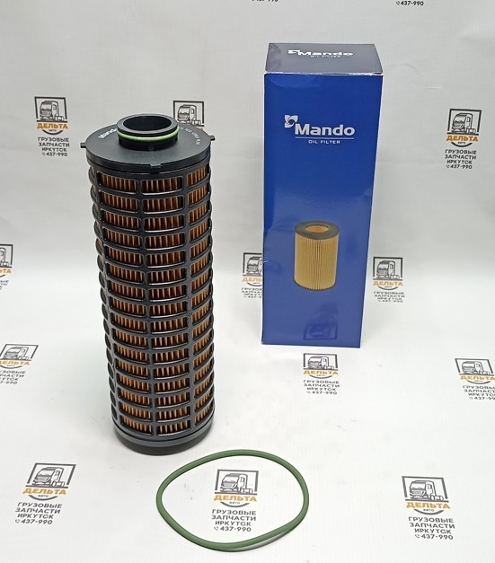 Фильтр масляный (Iveco, картридж без корпуса/высокий вариант) Mando MMF045314 для 2996416/500054655/5801592277